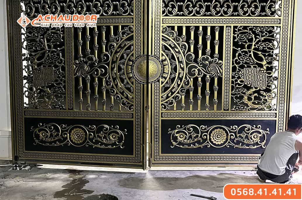 Motor cổng âm sàn 2 cánh