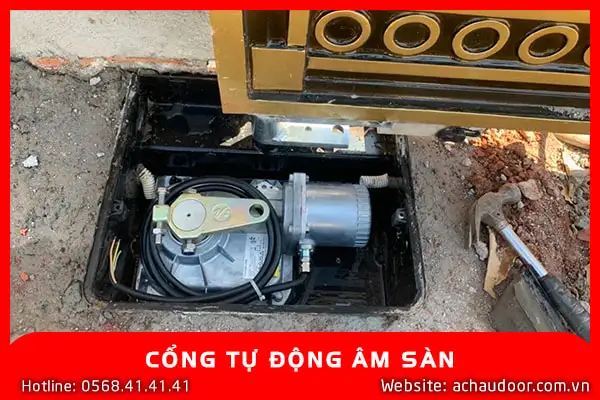 Cổng âm sàn tự động