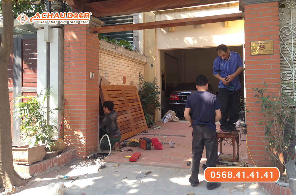 Dịch vụ sửa cổng tự động tại Á Châu Door