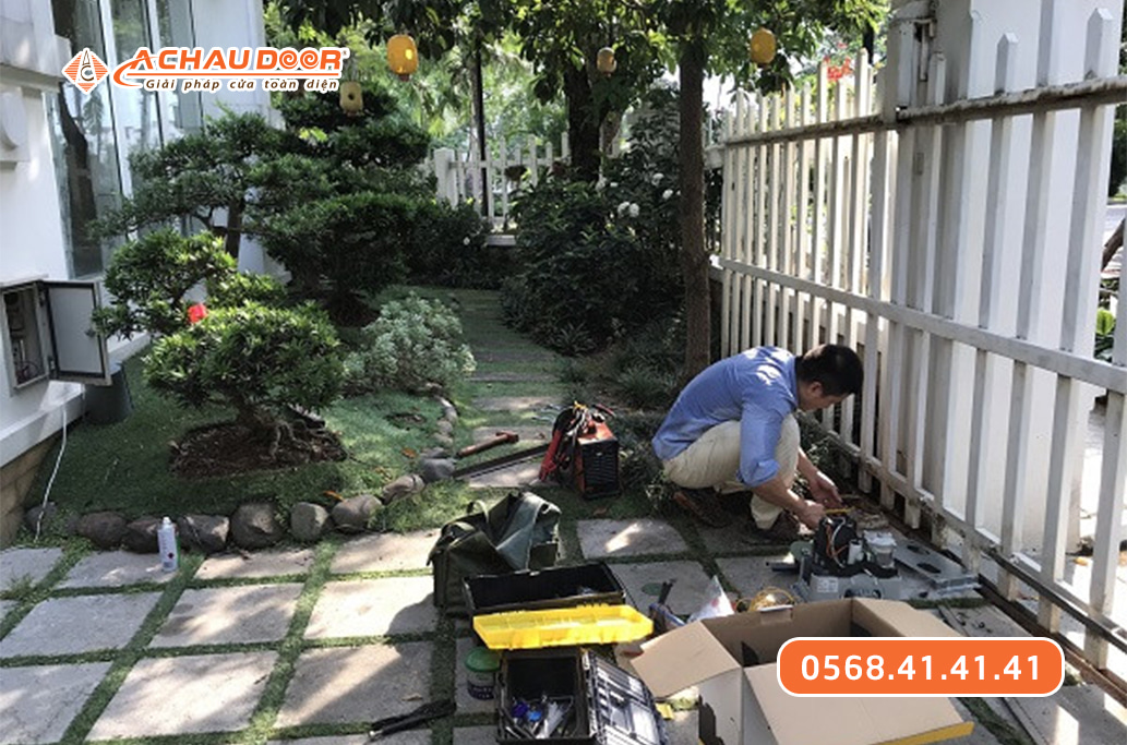 Dịch vụ sửa cổng tự động tại Á Châu Door