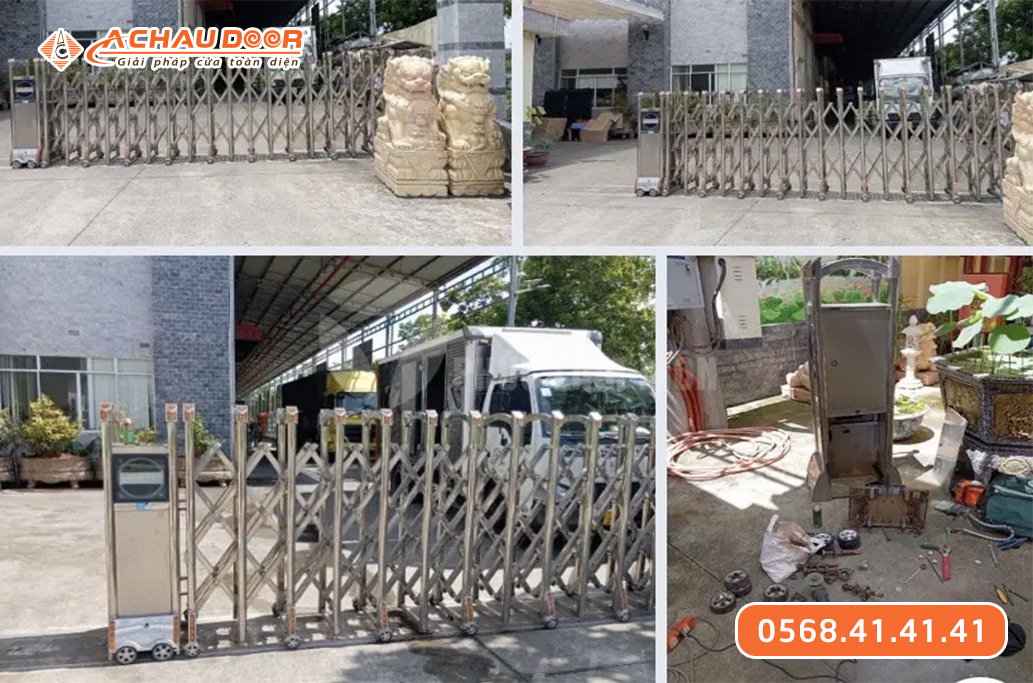 Sửa cổng xếp