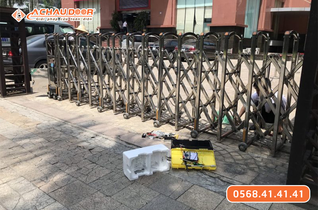 Sửa cổng xếp