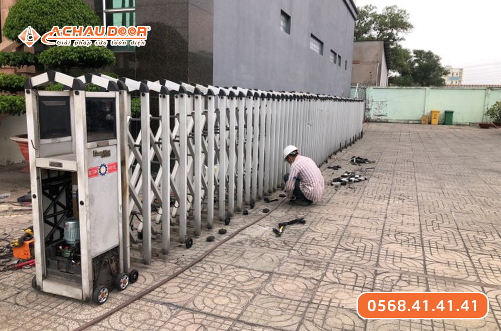Sửa cổng xếp