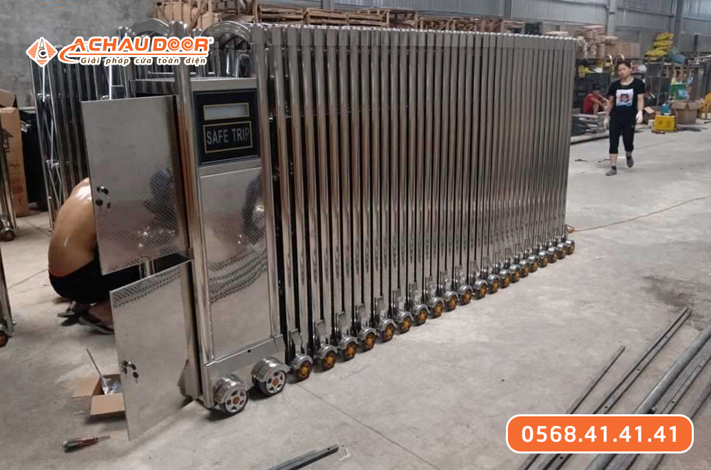 Sửa cổng xếp