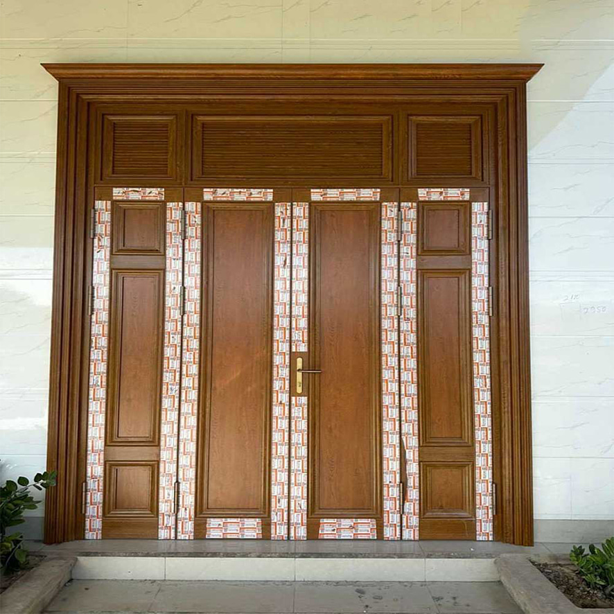 Cửa nhôm giả gỗ