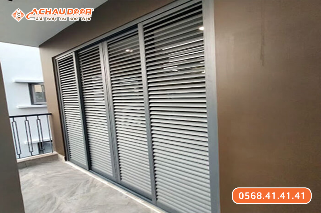 Cửa chớp nhôm cố định Xingfa
