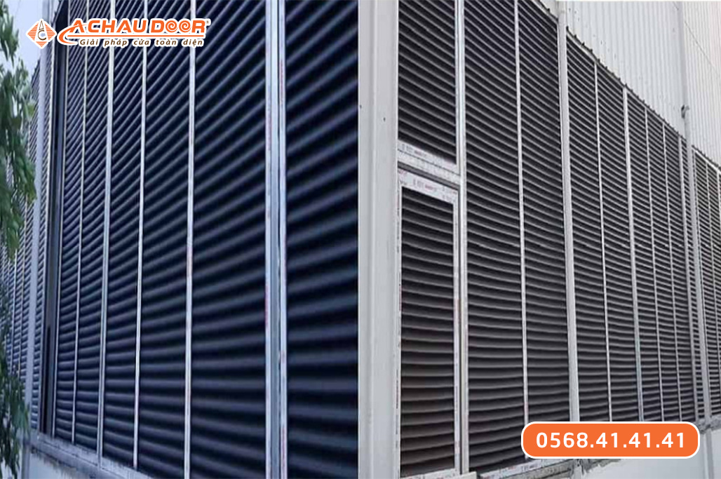 Cửa chớp nhôm cố định Xingfa