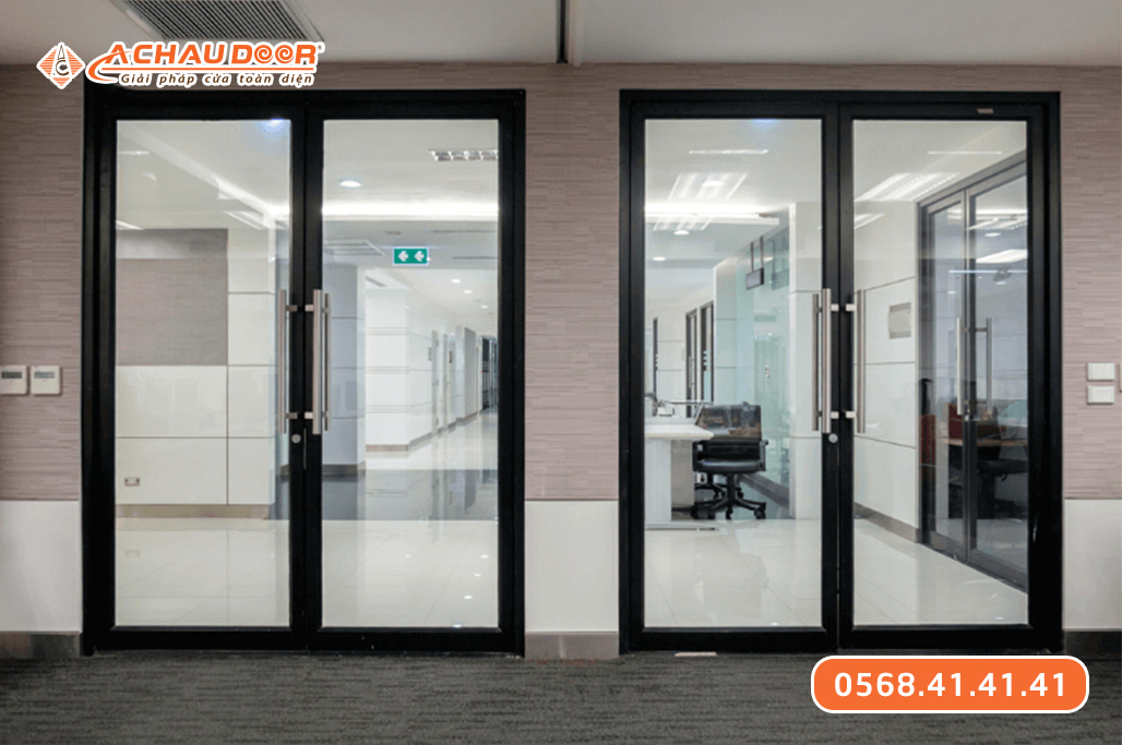 Mẫu cửa nhôm 2 cánh