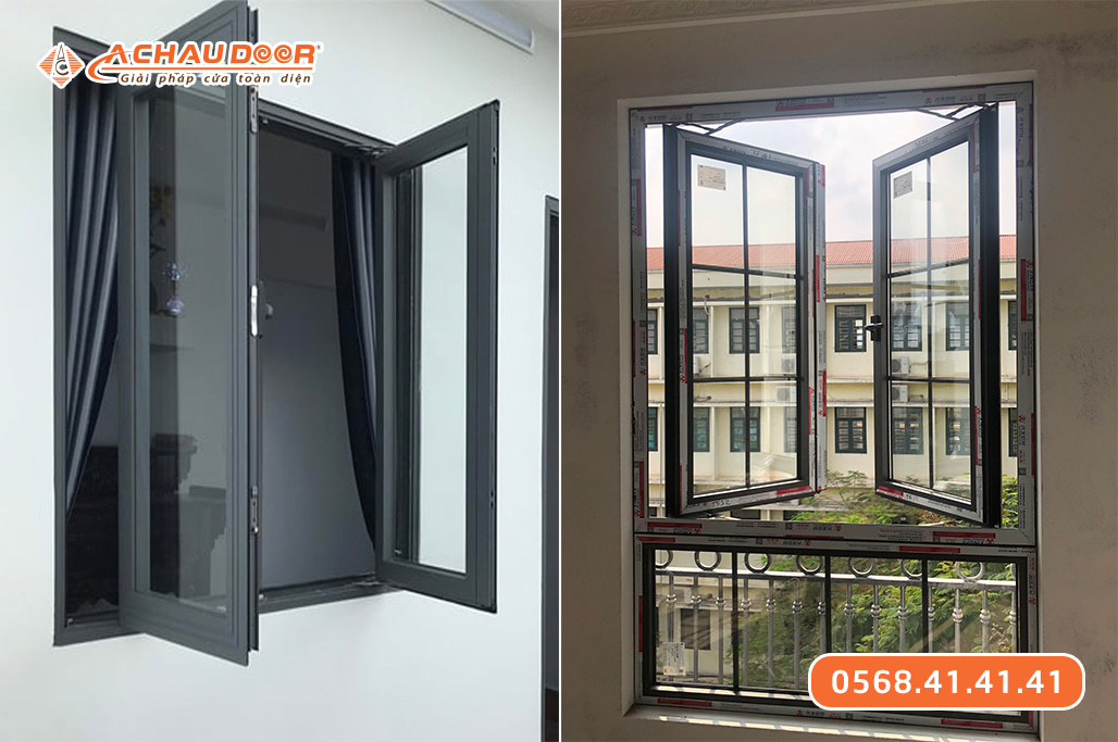 Cửa sổ nhôm kính 2 cánh