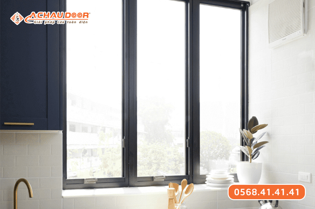 Mẫu cửa nhôm 3 cánh
