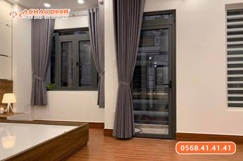 Cửa nhôm 1 cánh phòng ngủ