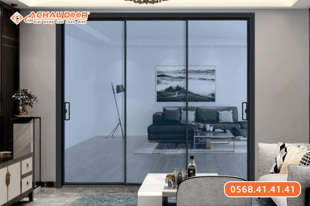 Mẫu cửa nhôm 3 cánh
