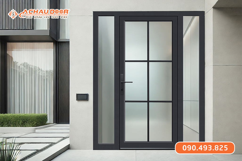 Mẫu cửa đi nhôm Xingfa hệ 55