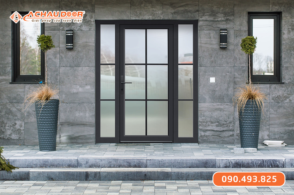 Mẫu cửa đi nhôm Xingfa hệ 55