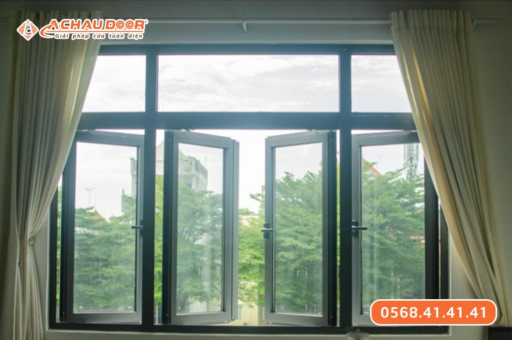 Cửa sổ nhôm kính 4 cánh
